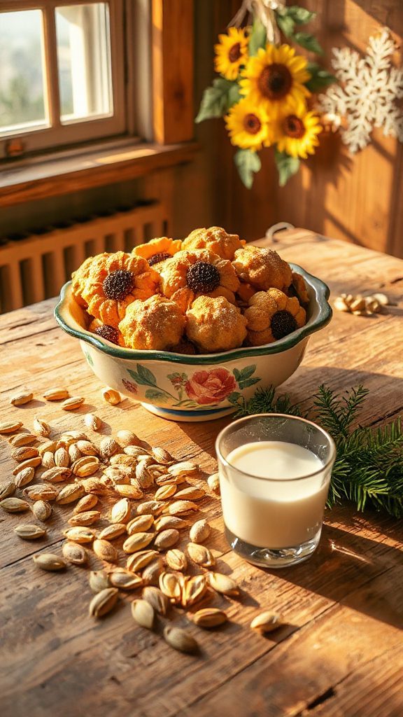nutty sunflower seed cookies