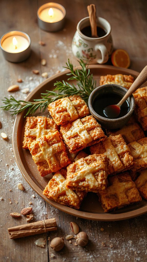nutty sweet holiday bars