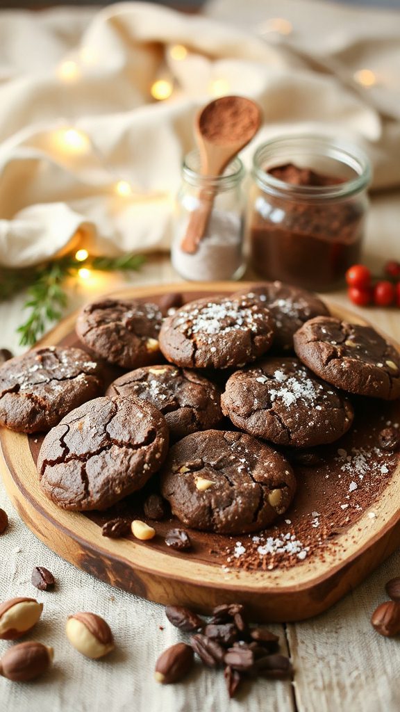 nutty vegan cacao cookies