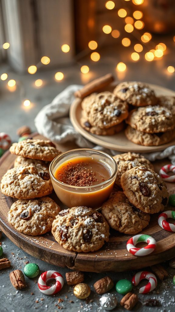oatmeal cookies with caramel