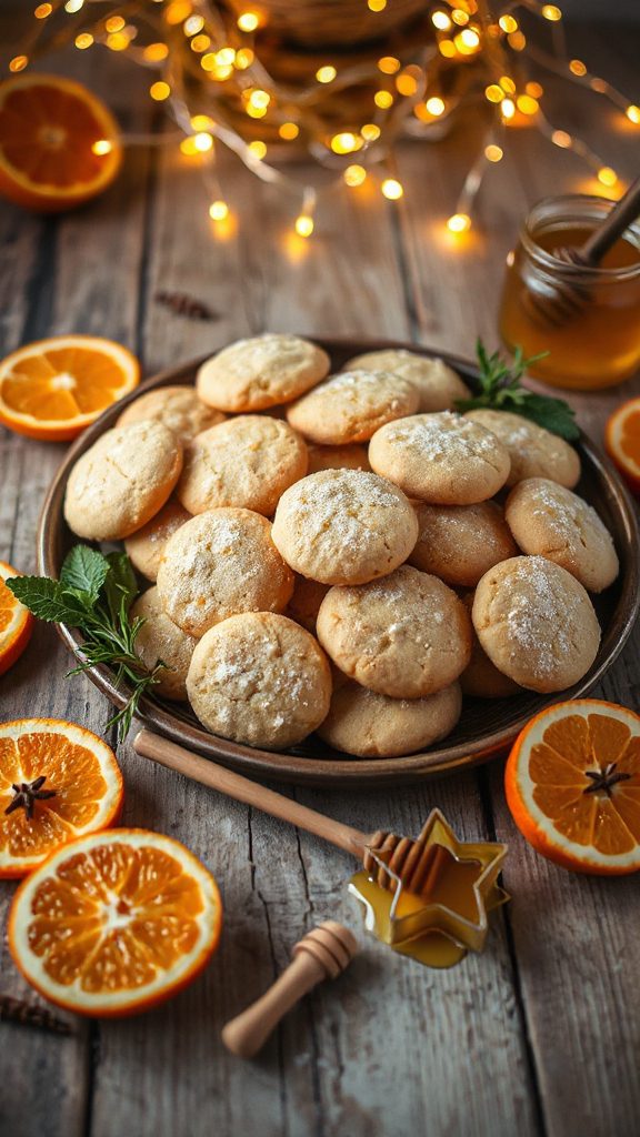 orange blossom sugar cookies