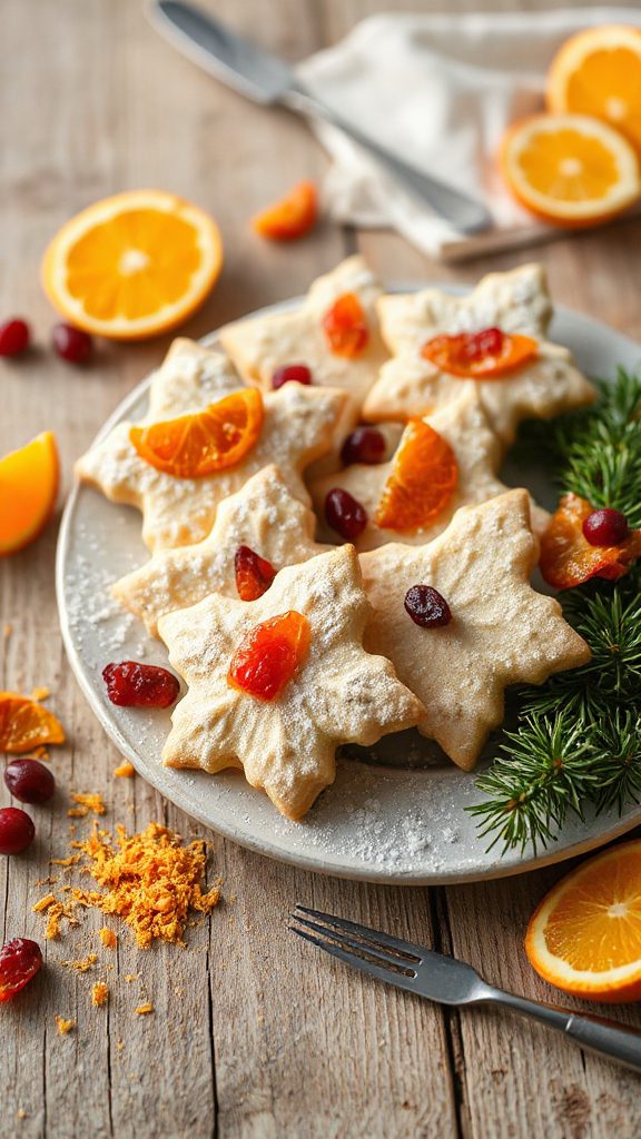 orange cranberry shortbread cookies orange cranberry shortbread cookies