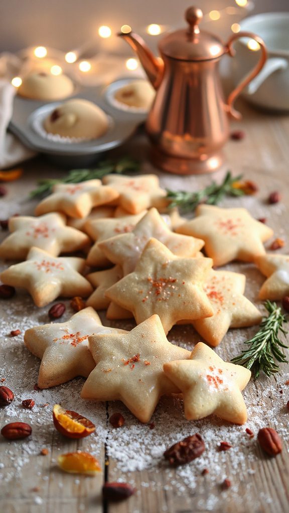 orange spiced butter cookies