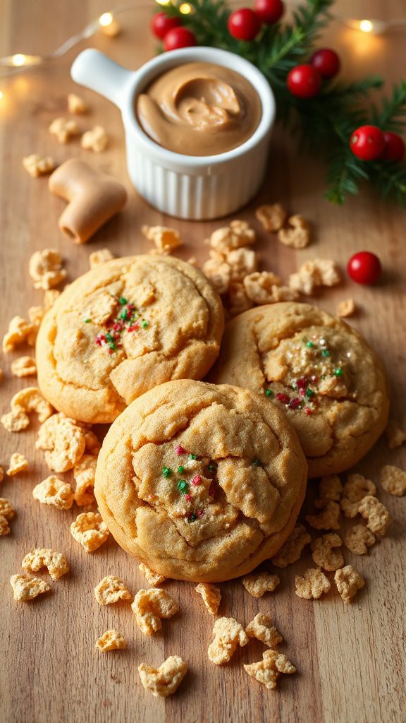 peanut butter cornflake cookies