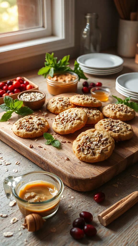peanut butter hemp seed cookies