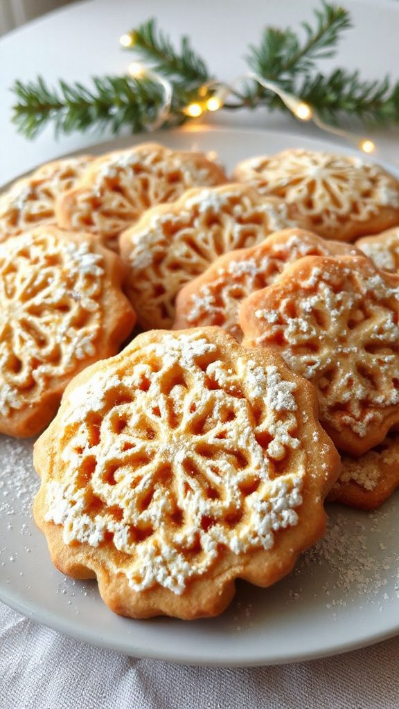 peanut butter lace cookies