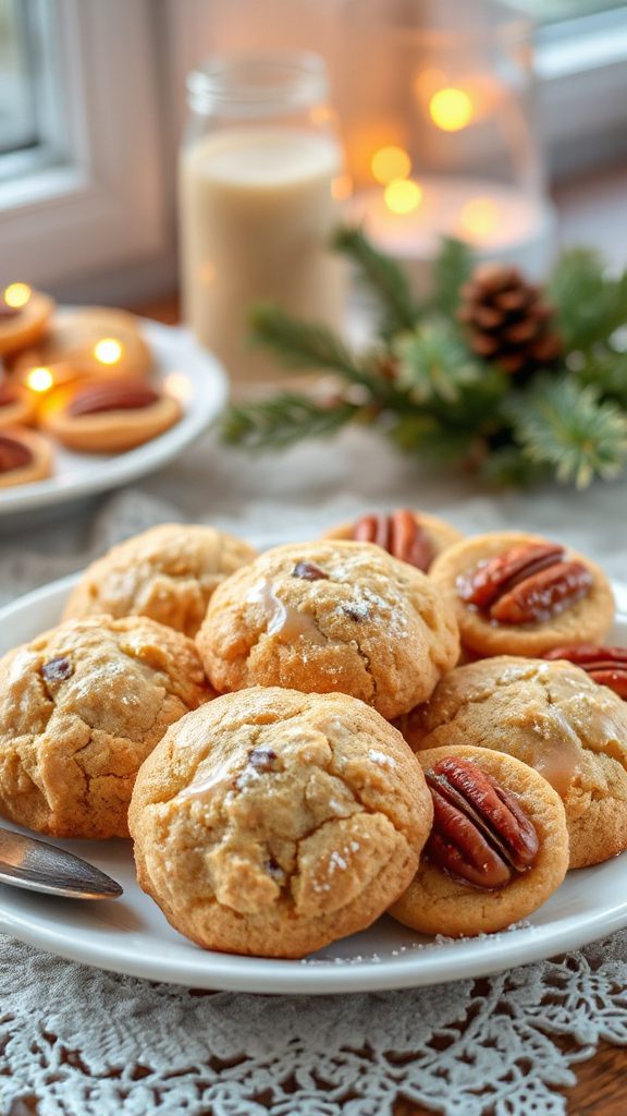 pecan bourbon pie cookies