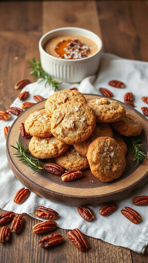 pecan pie crumble cookies