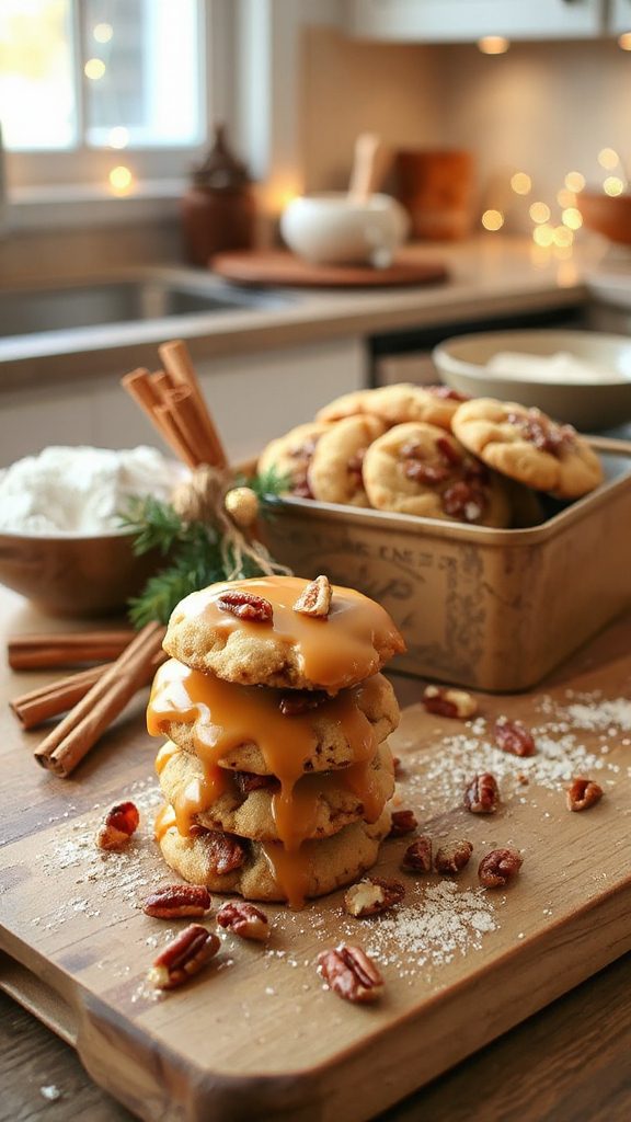pecan pie slice cookies