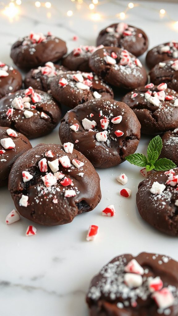 peppermint chocolate holiday cookies peppermint chocolate holiday cookies