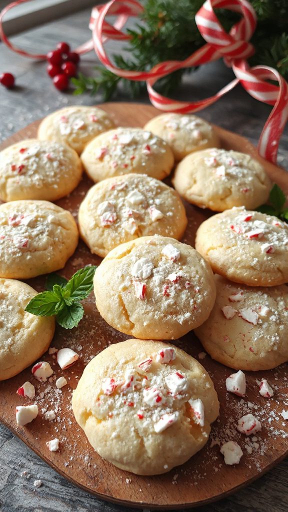 peppermint cream cheese cookies