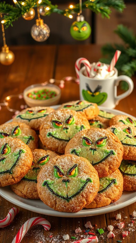 peppermint infused holiday cookies