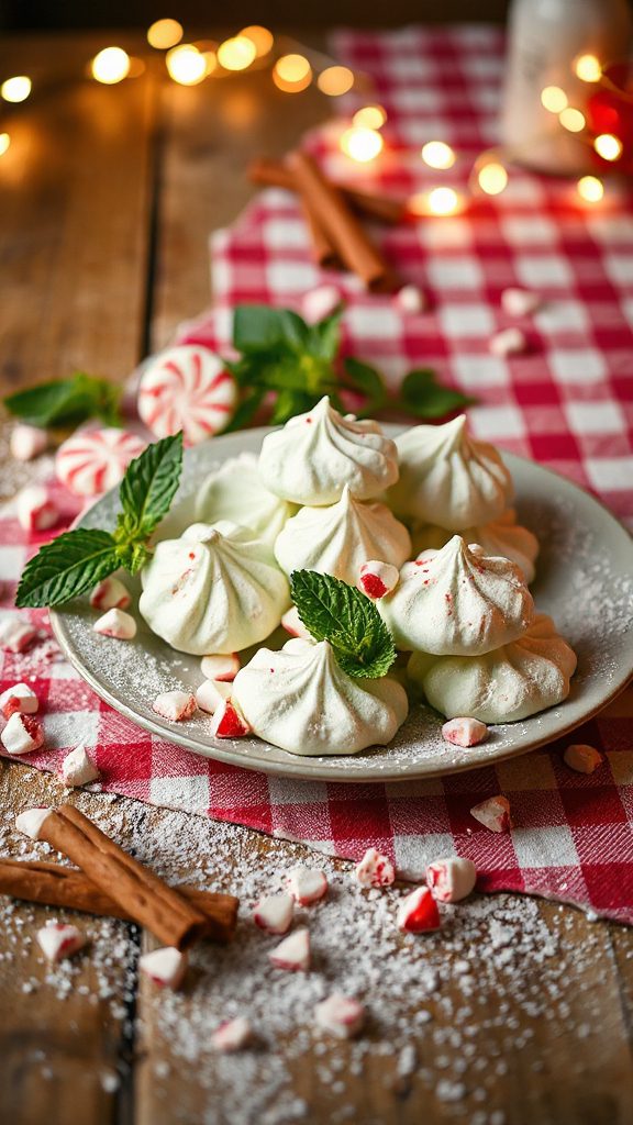 peppermint meringue cookie recipe