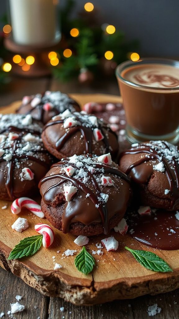 peppermint mocha cookie delight