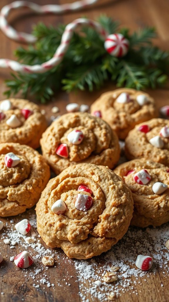 peppermint oatmeal cookie delight