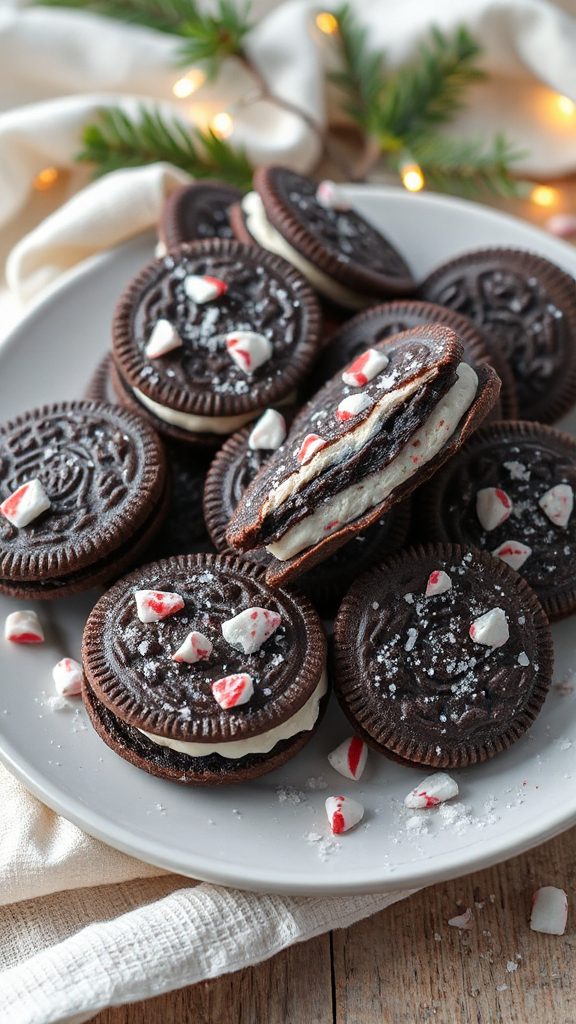 peppermint oreo sandwich cookies