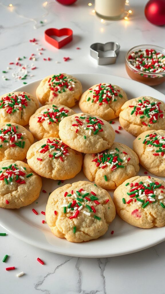 perfect christmas funfetti cookies