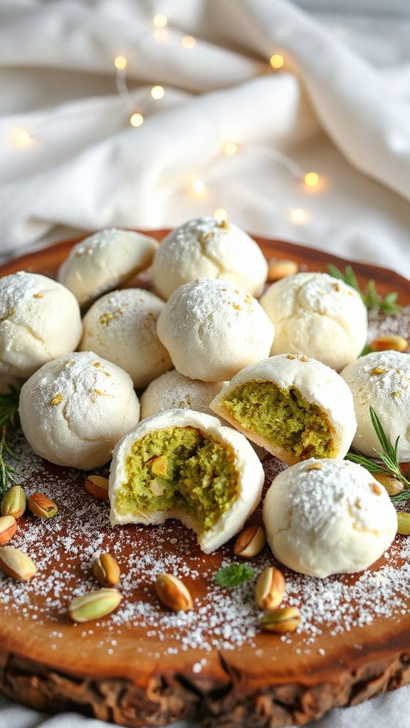 pistachio snowball cookie recipe