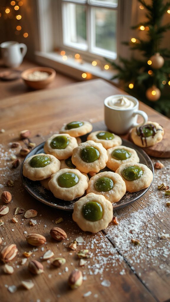 pistachio thumbprint cookie recipe
