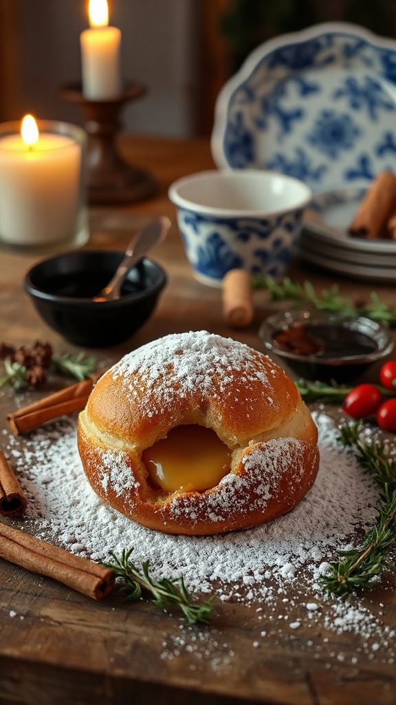 portuguese cream filled pastries