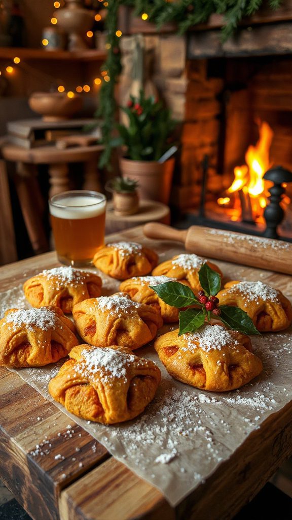 pumpkin pasties with spices