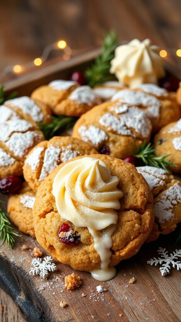 pumpkin spice crumble cookies