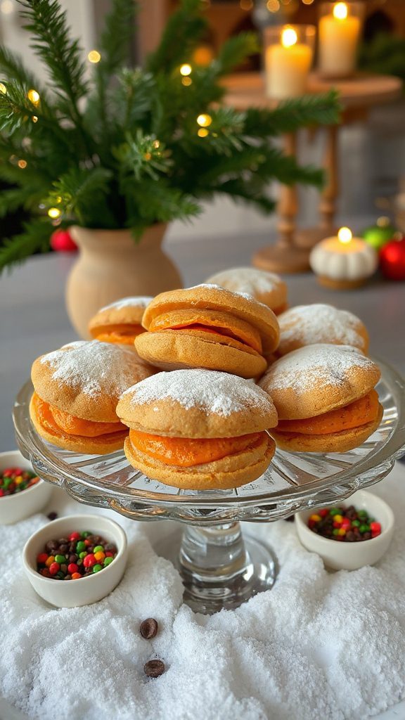 pumpkin spice layered pastries