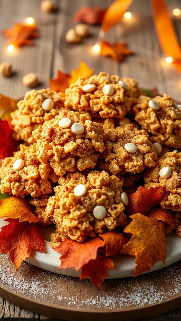 pumpkin spice no bake treats