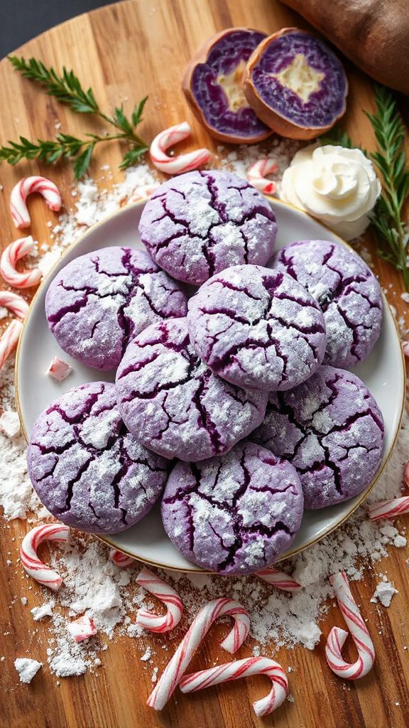 purple sweet potato cookies