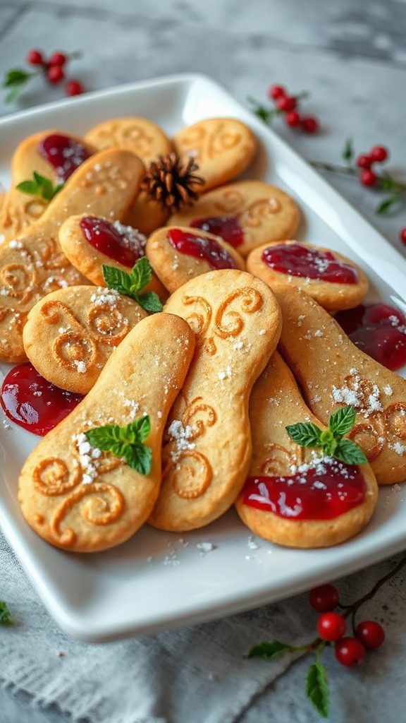 raspberry jam filled stick cookies raspberry jam filled stick cookies