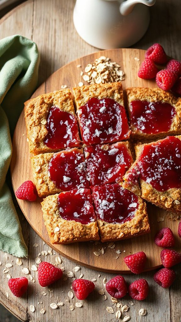 raspberry oatmeal bars recipe