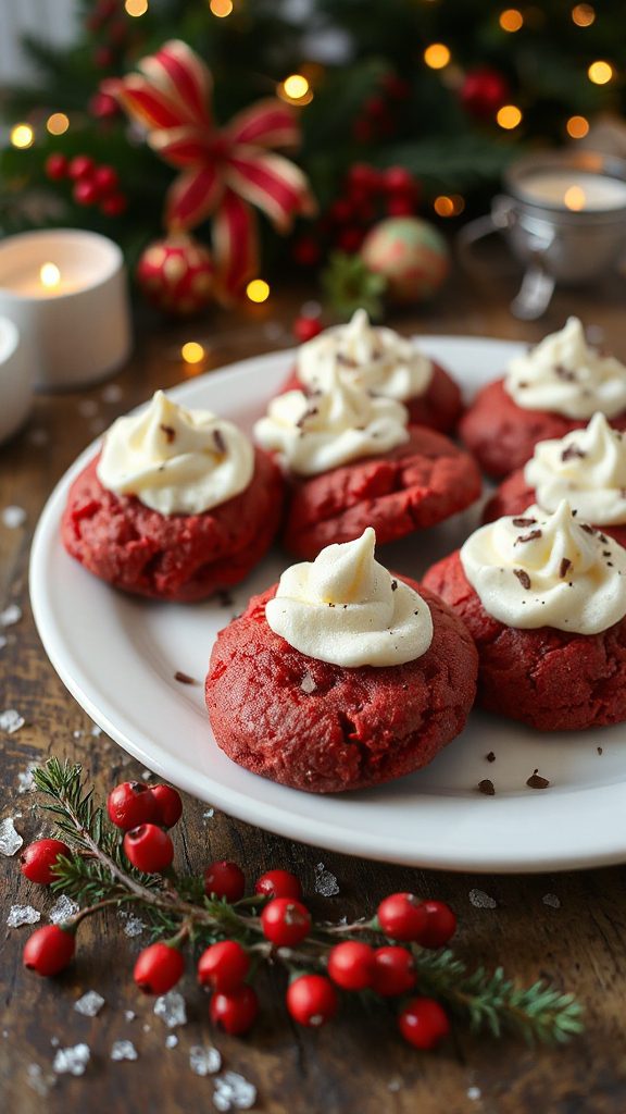 red velvet sink cookies
