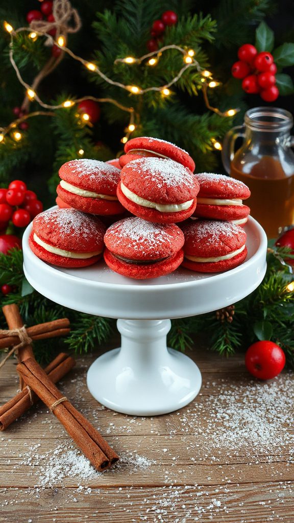 red velvet whoopie pies