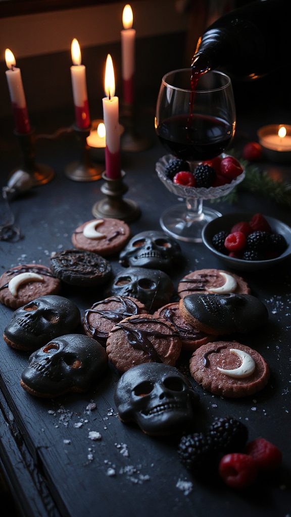 red wine berry cookies