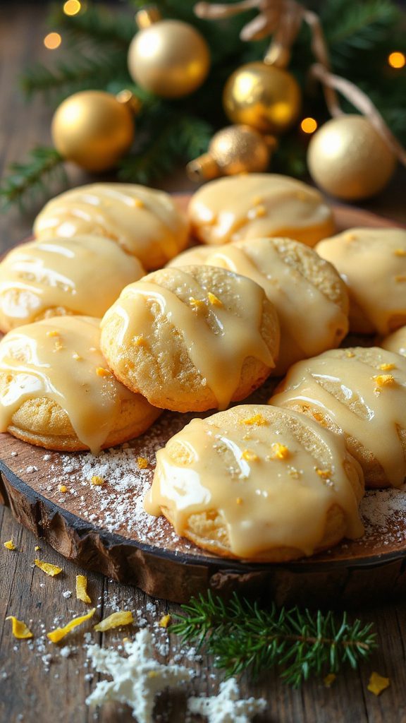 refreshing lemon vanilla cookies