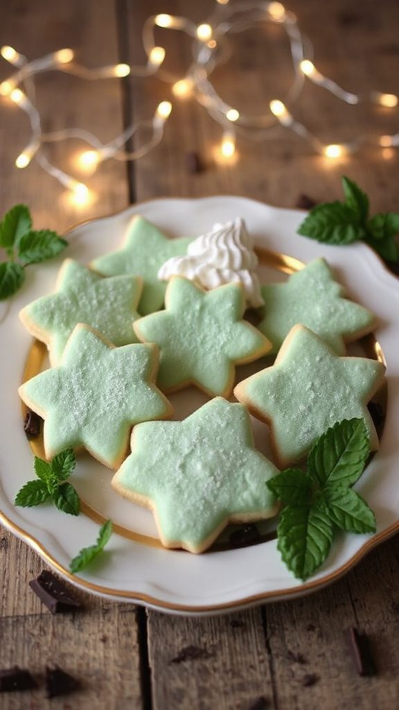 rich chocolate mint cookies