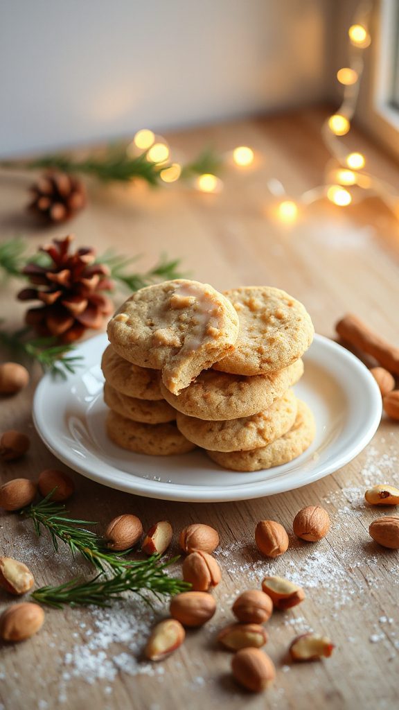 rich hazelnut butter cookies