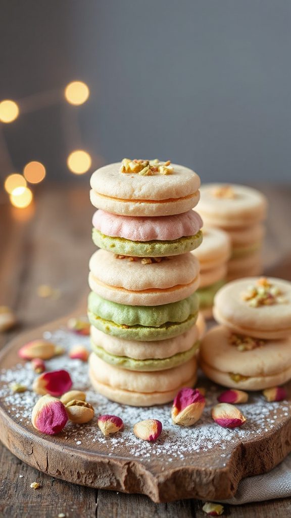 rose water pistachio cookies rose water pistachio cookies