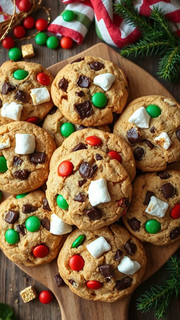 s mores inspired monster cookies s mores inspired monster cookies