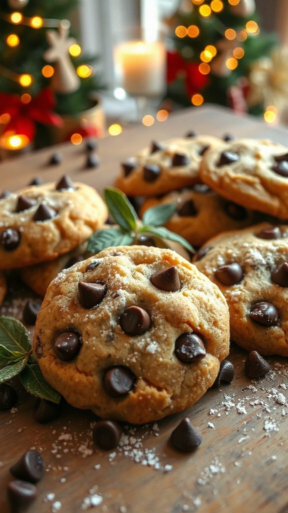 sage infused chocolate chip cookies sage infused chocolate chip cookies