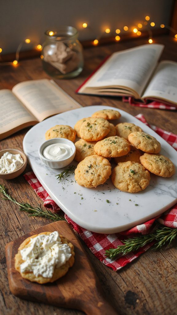 savory crispy cheese cookies