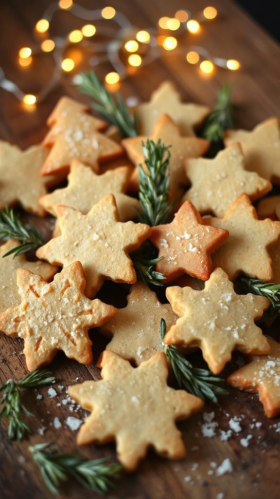 savory parmesan rosemary shortbread