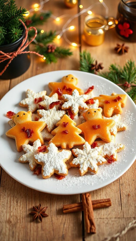 savory sweet holiday cookies