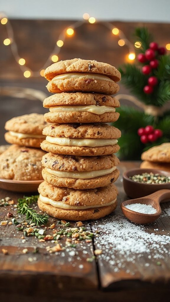 savory sweet sandwich cookies