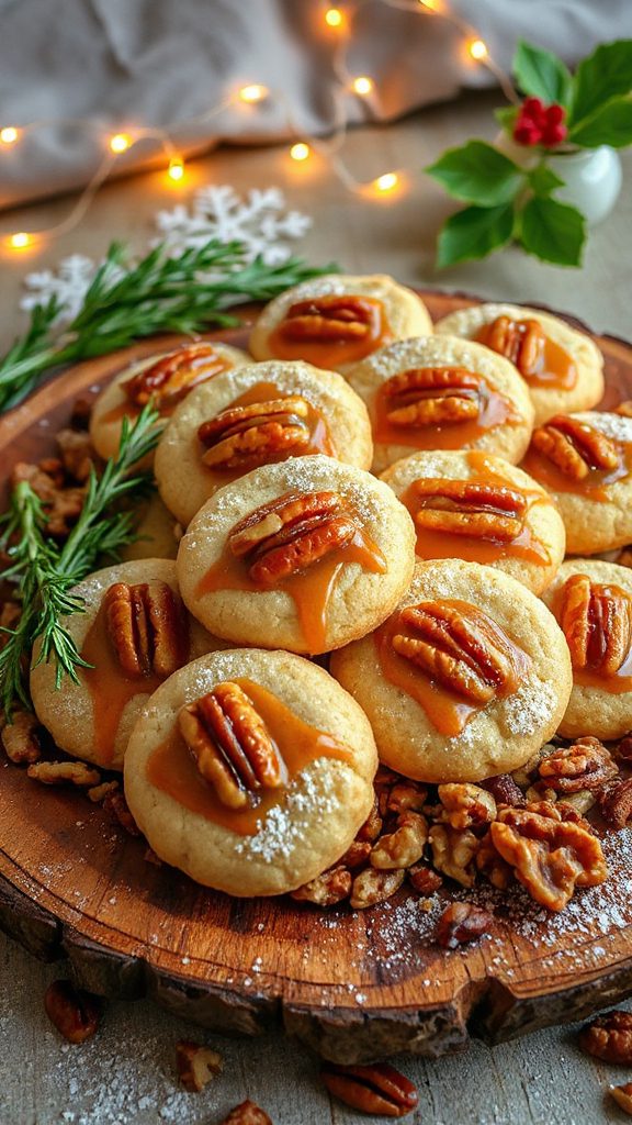 scrumptious walnut praline cookies