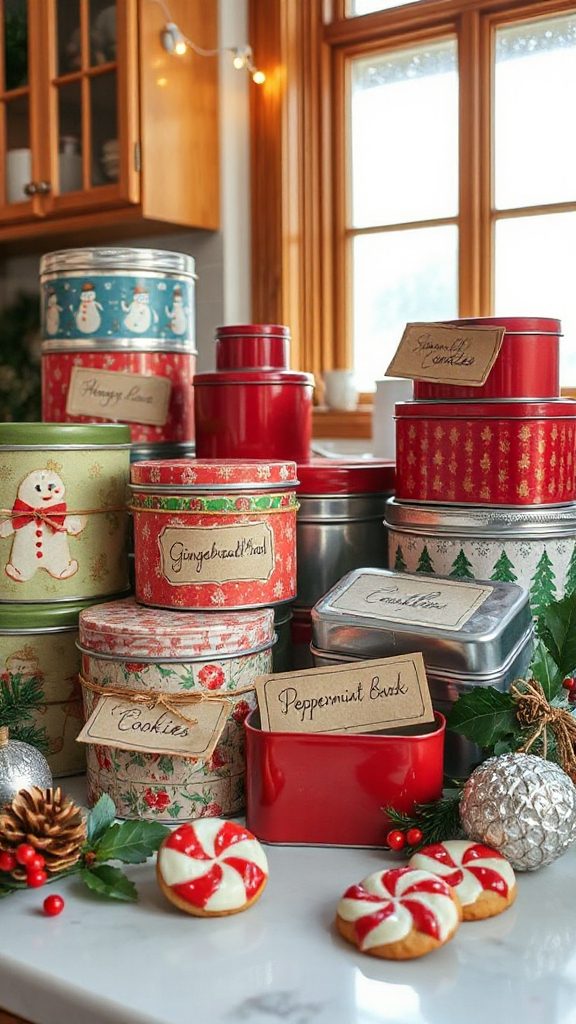 seasonal cookie storage labels