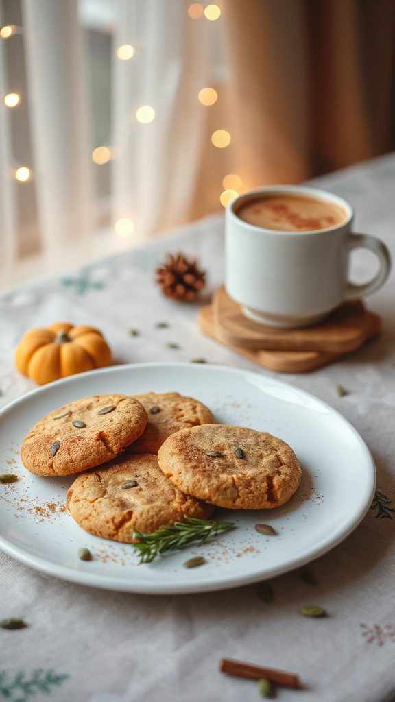 seasonal healthy pumpkin cookies