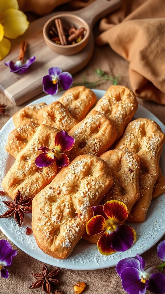 sesame flavored honey biscotti