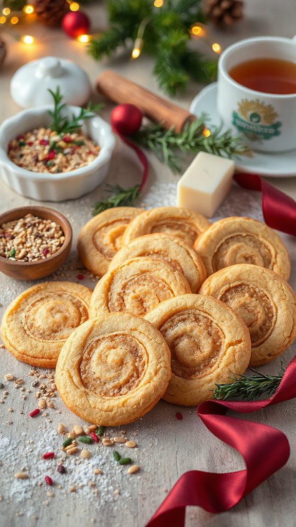 sesame tahini swirl cookies