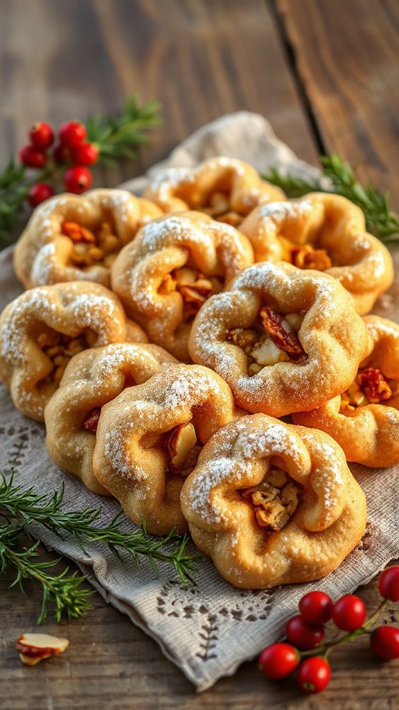 sicilian fig filled holiday cookies